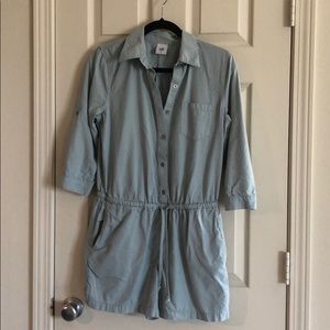 Cabi Blue 3/4 sleeve romper